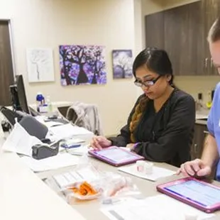 You&apos;ll always see our Medical Assistance working on iPads since our medical records are all electronics.