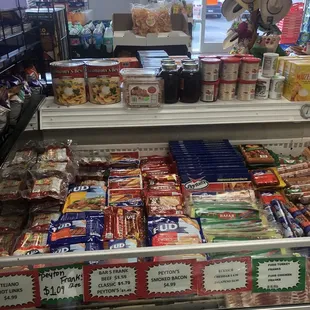 Hot dogs, Bacon, Nachos Cheese