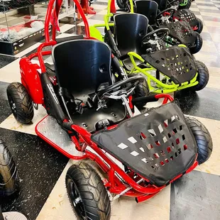 Kids gokarts available in gas and electric