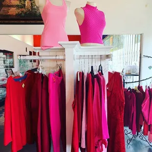 Women wear, pink dress, pink pants ,