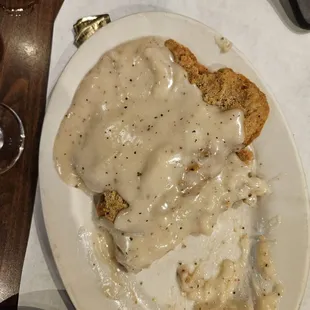 Half of Country Fried Steak