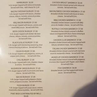 Menu page 3