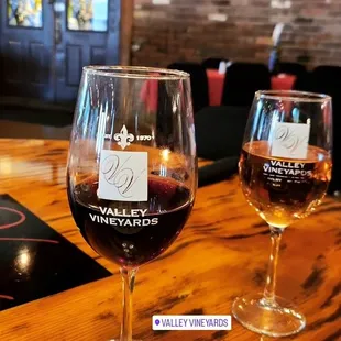 Hillside Red and Chardonnay