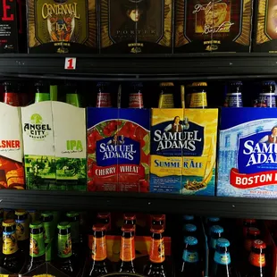 Samuel adams 6 pack collection...