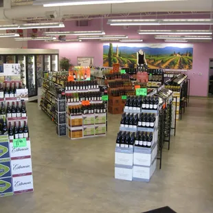 Inside the store