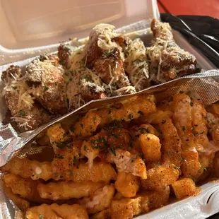 Garlic Parmesan Traditional Wings Combo