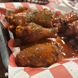 Hot as Texas wings (buffalo &amp; lemon pepper)