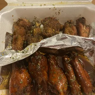 Korean BBQ &amp; Lemon Pepper Traditional Wings Combo