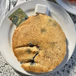 Blueberry pancakes