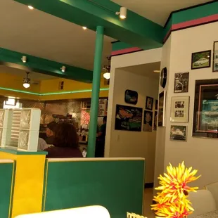 Inside of diner.  Clean and friendly.