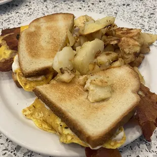 Bacon And Egg! Delicious! I recommend adding the Mayo &amp; Cheese!