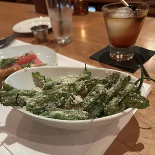 Shishito peppers