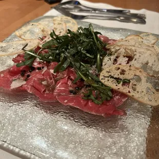 Beef carpaccio