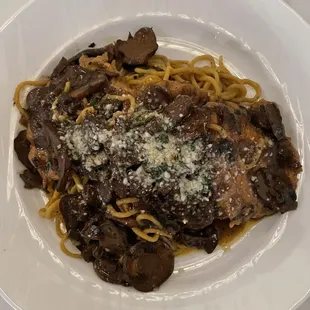 Chicken Marsala it's better than it looks