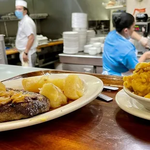 Hamburger Steak on special! Really tasty!