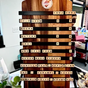 a scrabble board with scrabbles on it