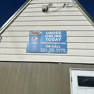 outside