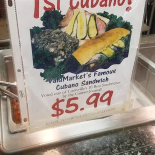 The Cubano is out of this world.