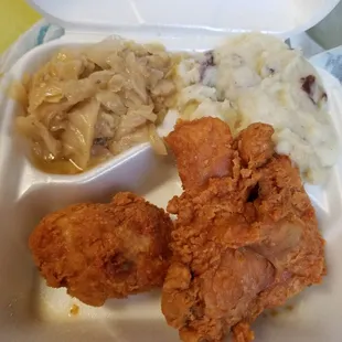 2pcs chicken w 3 sides for only $5.99!!