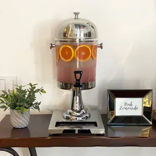 Complimentary refreshments