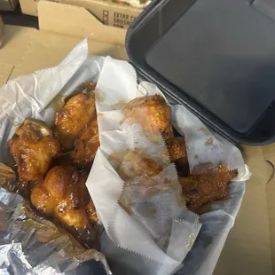 Mango Habanero Wings &amp; Buffalo Wings