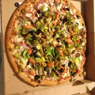 Large 8 Toppings XL Pizza