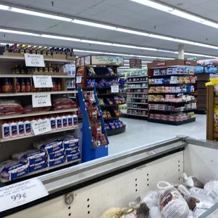 a view of a grocery store