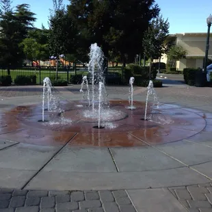Small water play area