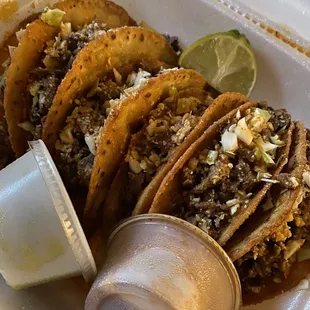 Tacos Dorados de Asada