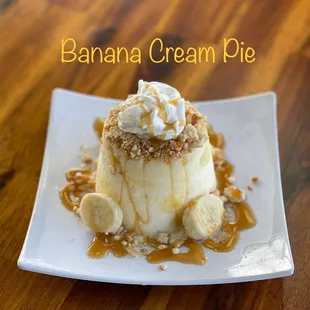 Banana Cream Pie Snow special.