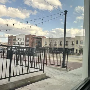 Outside the area. Cute shopping plaza