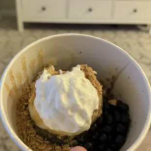 Blueberry Cobbler Snow