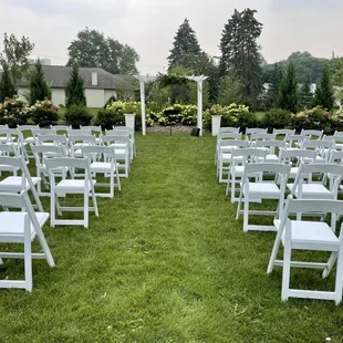 Outdoor wedding venue