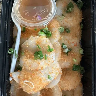 Banh beo with no mung bean