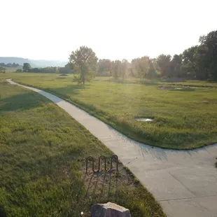 Looking west from the Ward entrance to the Indiana Street entrance.