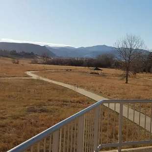 One of the decks I'm on has this view a nice place to sit and enjoy the sun