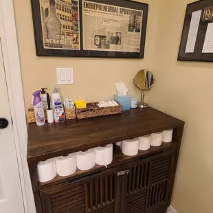 Bathrooms are ridiculously well stocked!