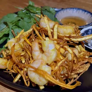 Shrimp and Sweet Potato Fritters