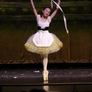 Olivia as Lise in La Fille Mal Gardee