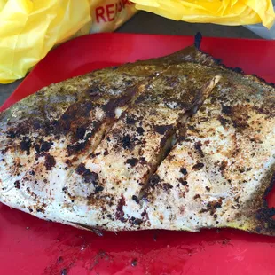 Grilled a Pampano at this park