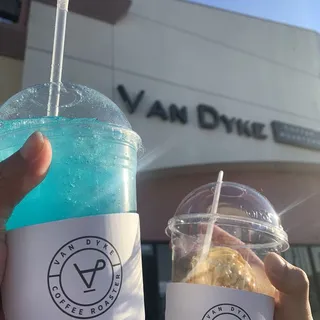 Iced Ocean Blue Lemon Sparkling Ade