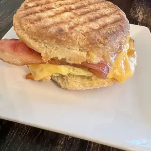 Bacon egg cheese biscuit