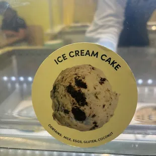 Ice Cream Cake was delicious and truly taste like the flavor!!