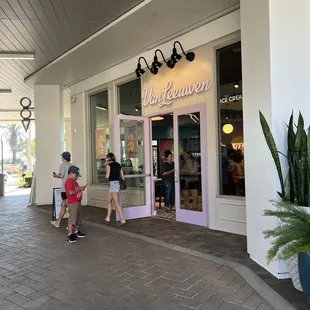 Outside