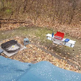 Waking up and unzipping the top to view the campsite was so awesome!