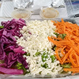 Mediterranean Salad. Simple and plentiful.