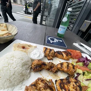 Chicken Kebab Plate