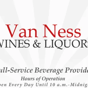 Van Ness Wines And Liquors logo