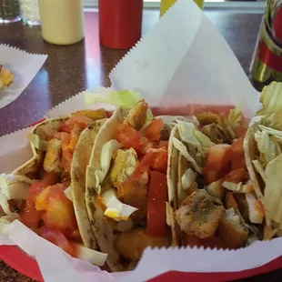 Perch taco