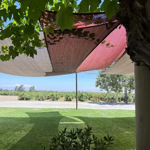 outside
